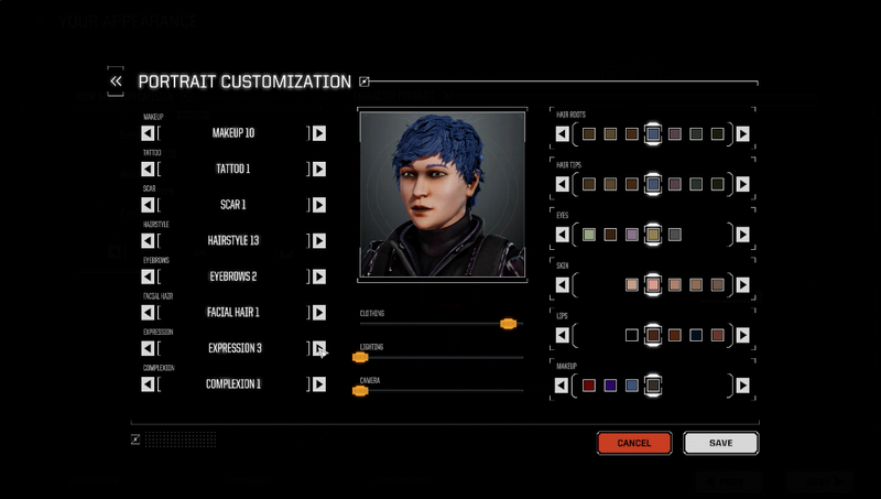 Illustration for article titled Battletech’s Character Creator Is About More Than Just Looks